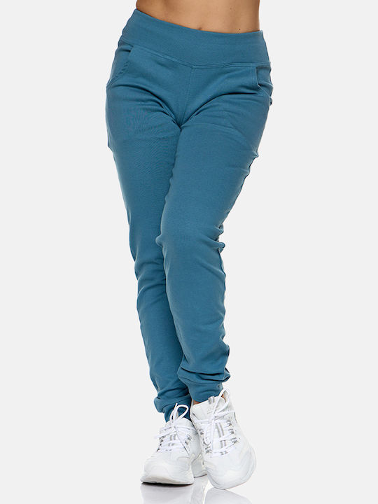 Pantaloni de Trening cu elastic Petrol, Blue Raf