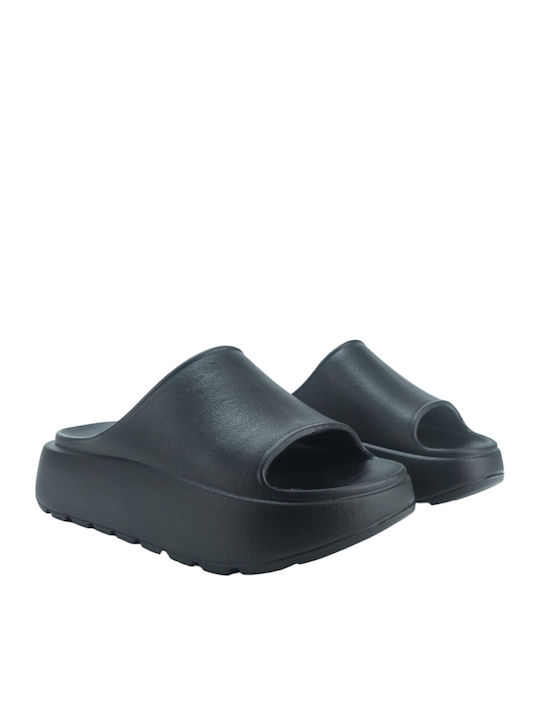 Frauen Flip Flops mit Plattform in Schwarz Farbe