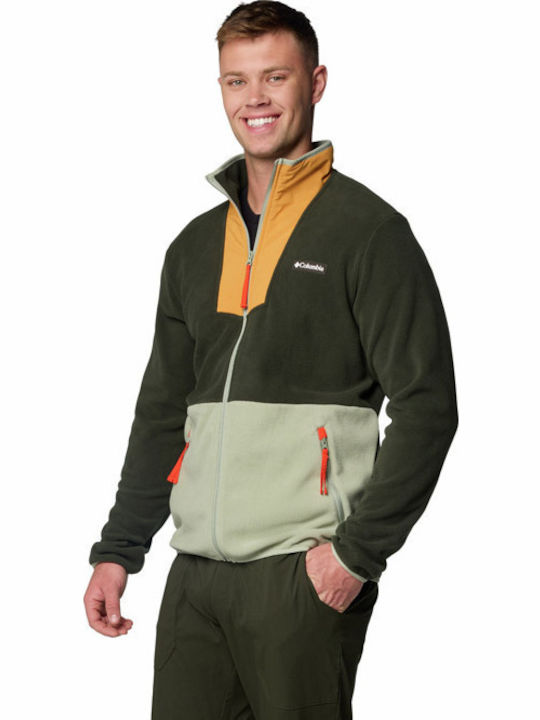 Herren Fleecejacke Grün