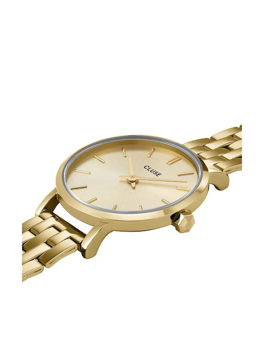 Cluse Boho Damen Uhr mit Gold Metallarmband