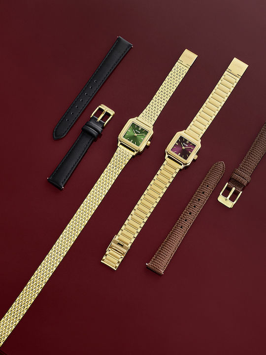 Cluse Gracieuse Petite Women's Watch with Gold Metal Bracelet