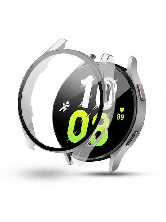 Complete Tempered Glass Screen Protector Galaxy Watch 5 40mm Transparent