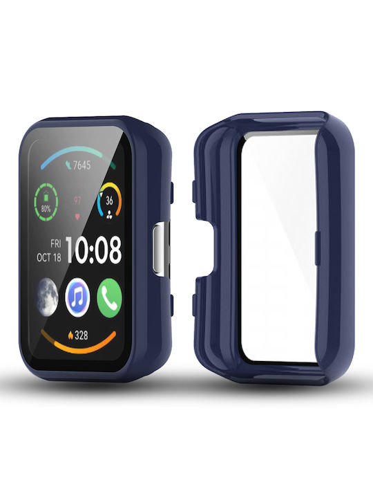 Complete Tempered Glass Screen Protector Huawei Watch Fit 2 2 Active Blue