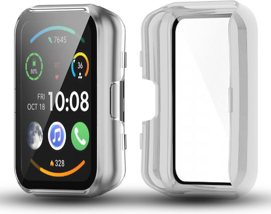 Kompletter Panzerglas Displayschutz Huawei Watch Fit 2/Active Transparent