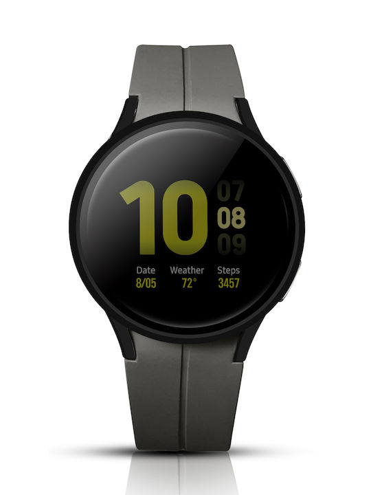 Пълно закалено стъкло протектор за екран Galaxy Watch 5 40mm Черен