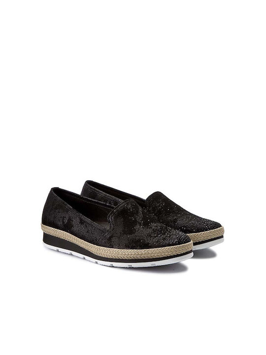 Gabor Piele Slip-on-uri pentru femei Negru