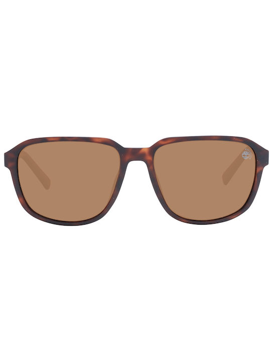 Timberland Sunglasses with Brown Tartaruga Plastic Frame and Brown Lens TB9311 52H