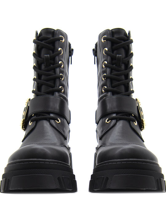 Women's Ankle Boots with High Heel Black