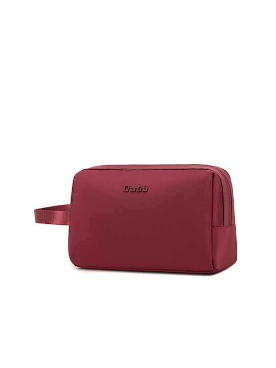 Toiletry Bag Chantria in Red color 22.5cm