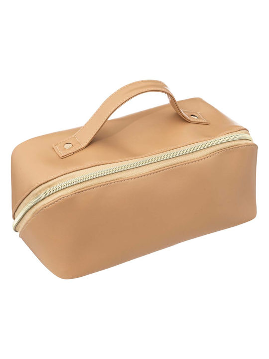 Toiletry Bag in Beige color 23cm