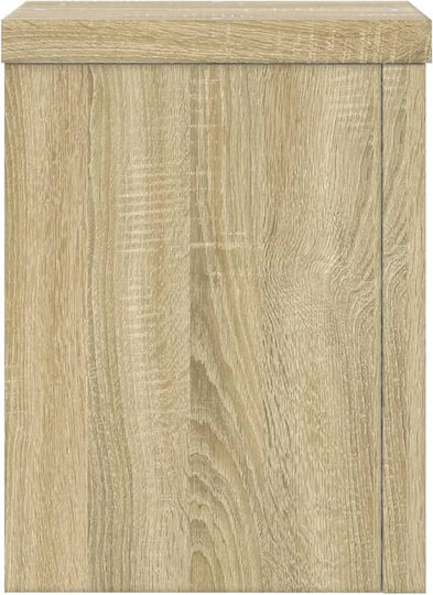 vidaXL Pflanzenständer Holz Beige 15cmx15cmx20cmcm. 2Stück
