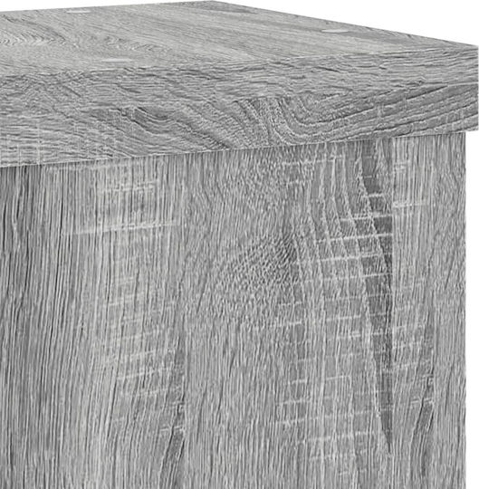 vidaXL Pflanzenständer Holz Grau 15cmx15cmx20cmcm. 2Stück