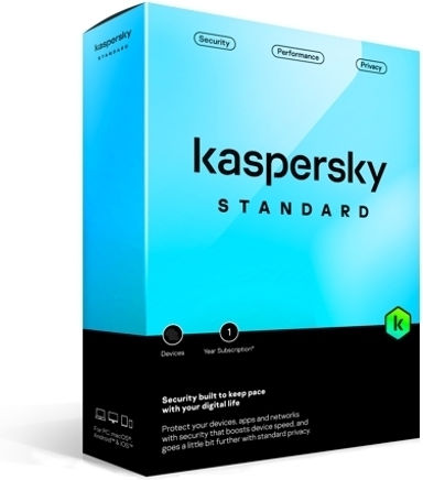 Kaspersky Standard pentru 3 Dispozitive și 1 An de Utilizare