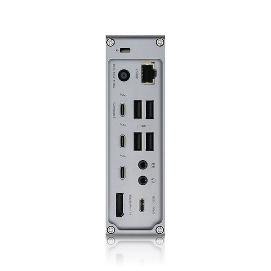 CalDigit TS4 Thunderbolt 4 Докинг станция с DisplayPort 4K PD Етърнет и свързване 2 монитора Сив