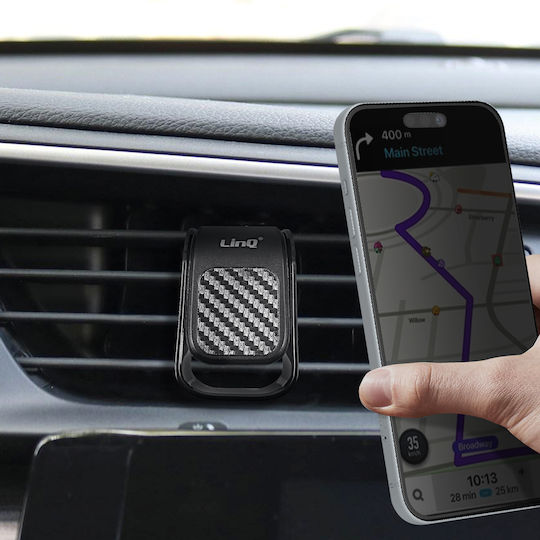 Linq Magnetic Black Car Mount Smartphone Black