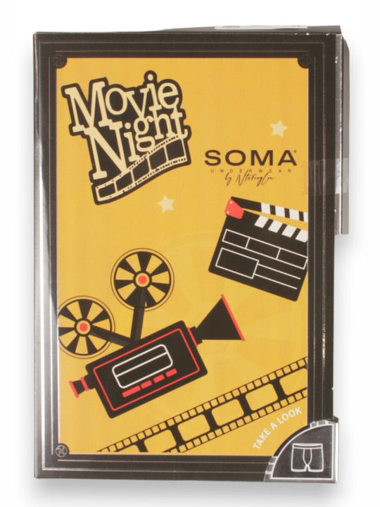 Мъжки боксерки Cinema Soma черни Sb7332-black Мъжки боксерки Cinema Soma черни Sb7332-black