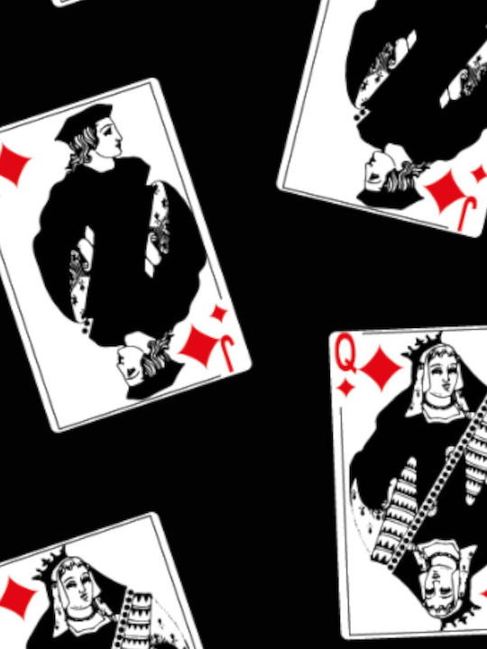 Boxer Ανδρικό Cards Soma Black Sb7328-μαύρο