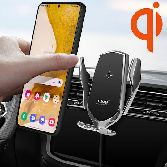 Suport Telefon Auto 3-în-1 Încărcător cu Inducție 15W Rotire 360° Linq