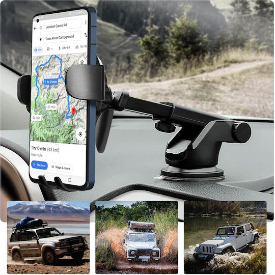 Handyhalterung Auto Saugnapf Armaturenbrett Windschutzscheibe Verriegelungsknopf Linq