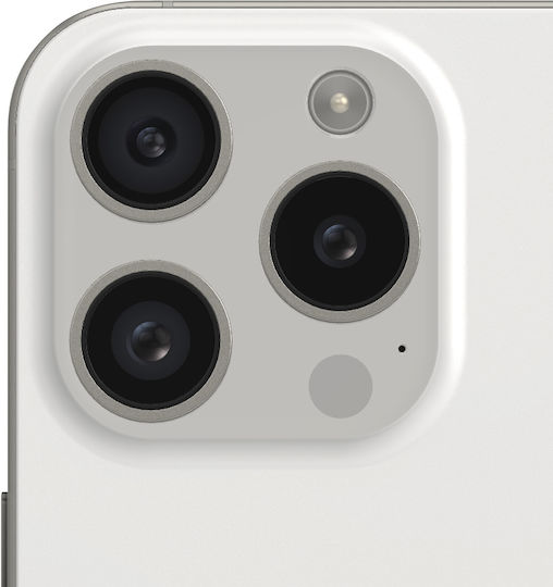 Clappio Camera Lens Iphone 15 Pro Replacement Rear Black