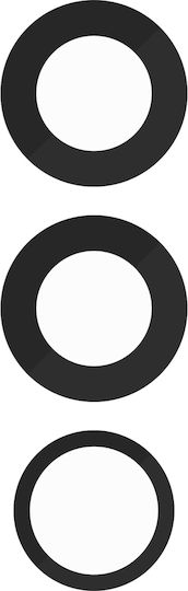 Clappio Camera Lens Iphone 15 Pro Max Replacement Rear Black