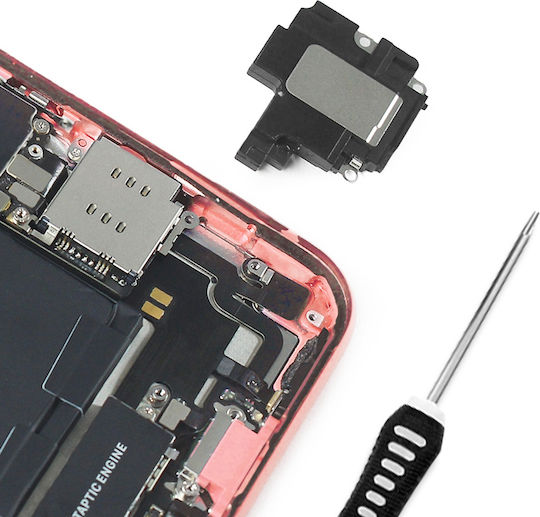 Външни високоговорители Clappio за iPhone 11/XR, резервни, черни