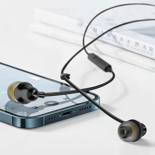 Wired Lightning In-ear Earphones Microphone Linq Black Buttons