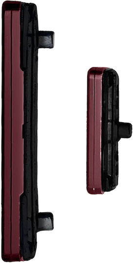 Clappio Button Galaxy S22 Ultra Power + Replacement Volume Burgundy