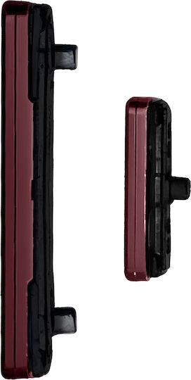 Clappio Button Galaxy S22 Ultra Power + Replacement Volume Burgundy