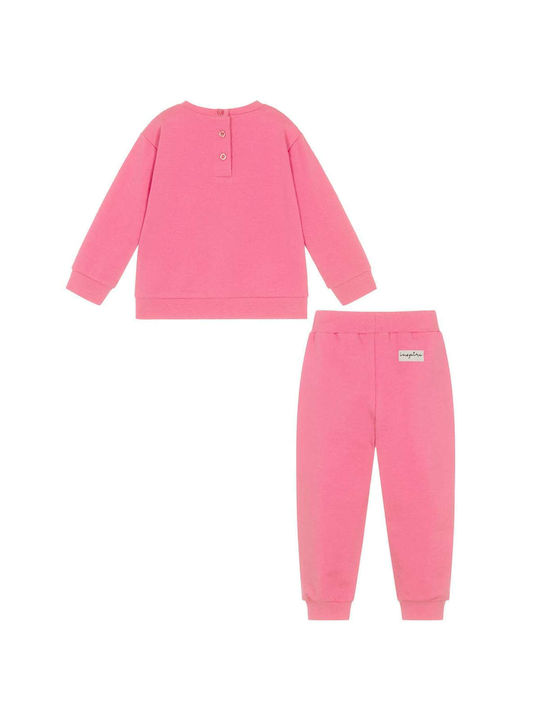 iDO Copilăresc Set de pantaloni de trening Fuchsia