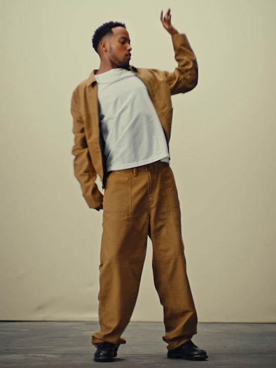 Мъжки Дънкови Панталони Khaki Brown