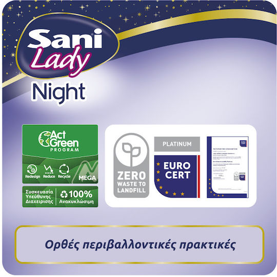 Sani Night Women's Incontinence Pad 10pcs
