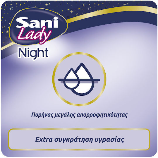 Sani Night Women's Incontinence Pad 10pcs