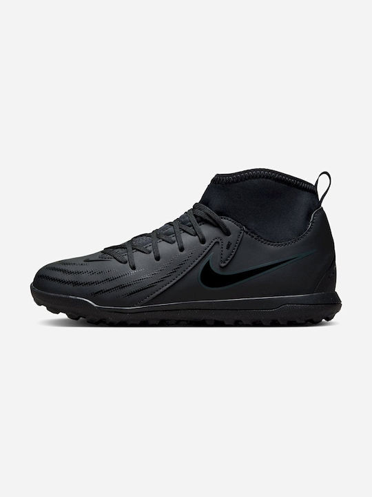 Παιδικά Ποδοσφαιρικά Παπούτσια Ψηλά Jr Phantom με Σχάρα και Καλτσάκι Μαύρα