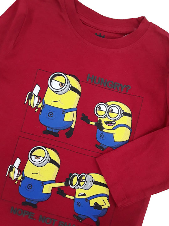 Kids' Shirt Long Sleeve Red
