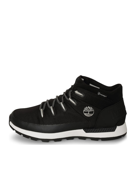 Timberland Sprint Trekker Mid Ανδρικά Ορειβατικά Μποτάκια Αδιάβροχα Μαύρα