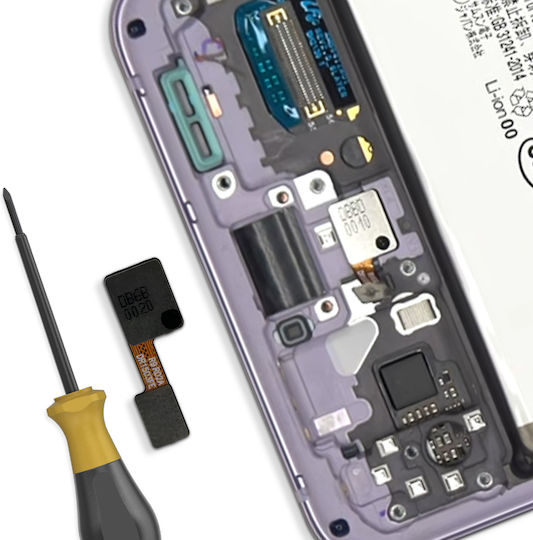 Clappio Fingerprint Scanner Samsung Galaxy S21 Fe Compatible Part Black