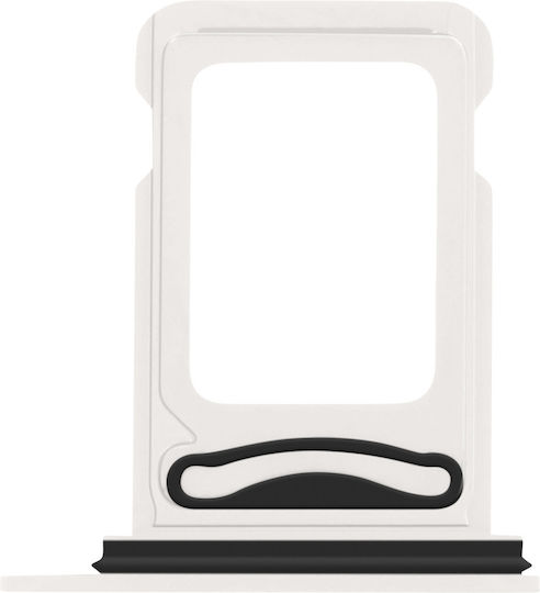 Слот за SIM карта Clappio за iPhone 14/14 Plus Starlight White