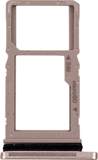Samsung Sim Card Slot for Samsung Galaxy Tab A7 Original Service Pack Rose Gold