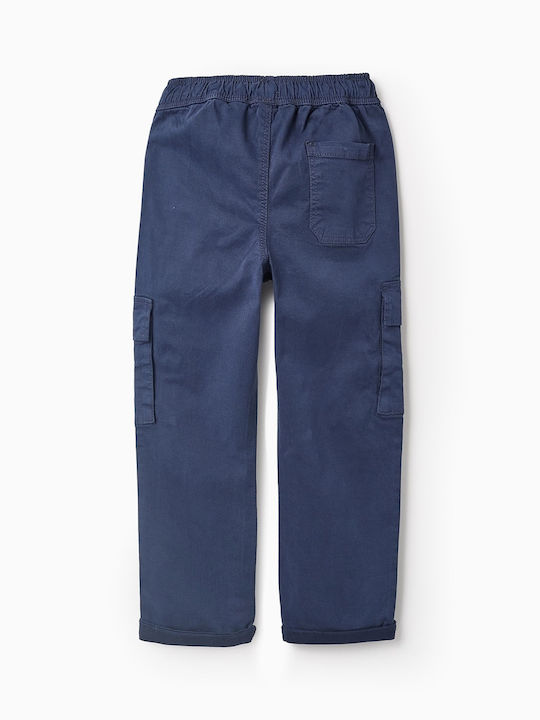 Zippy Kids Cargo Trousers Dark Blue