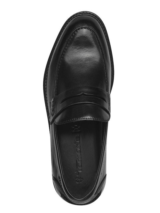 Δερμάτινα Ανδρικά Loafers σε Μαύρο Χρώμα