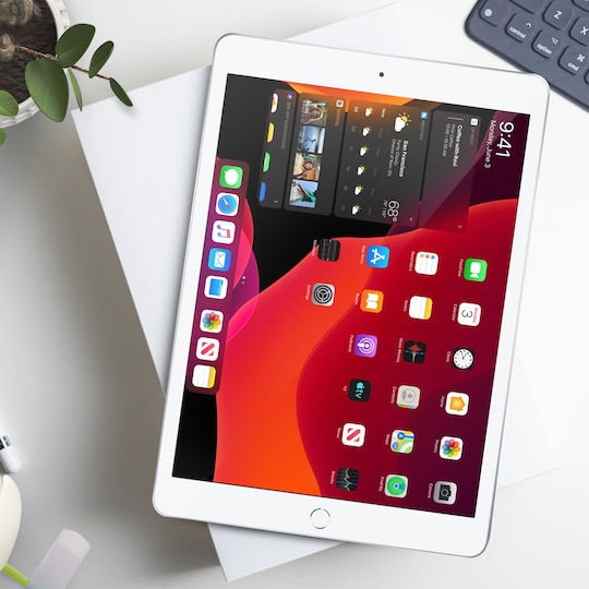 Ecran Tactil de Înlocuire iPad 2019 10.2 100% Compatibil Funcțional Alb