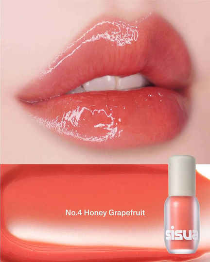 Unleashia Sisua Popcorn Syrup Lip Gloss No.4 Honey Grapefruit