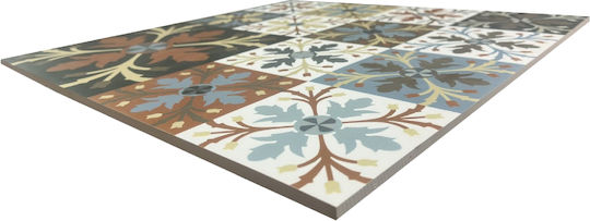 Hitit Fliese Boden Draußen 60x60cm Mehrfarbig