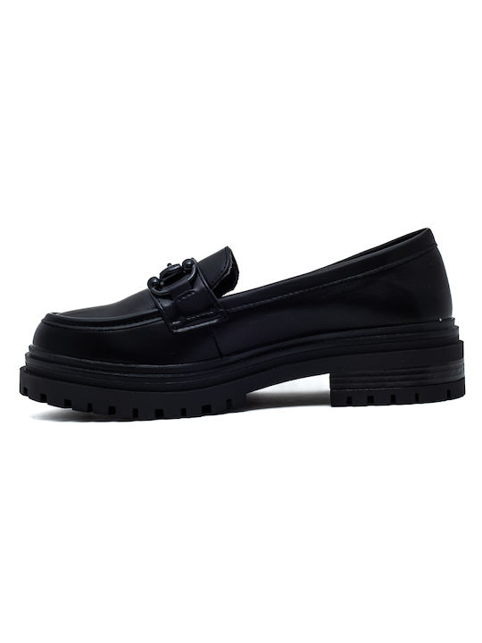 Laura Virgili Women's Moccasins in Black Color