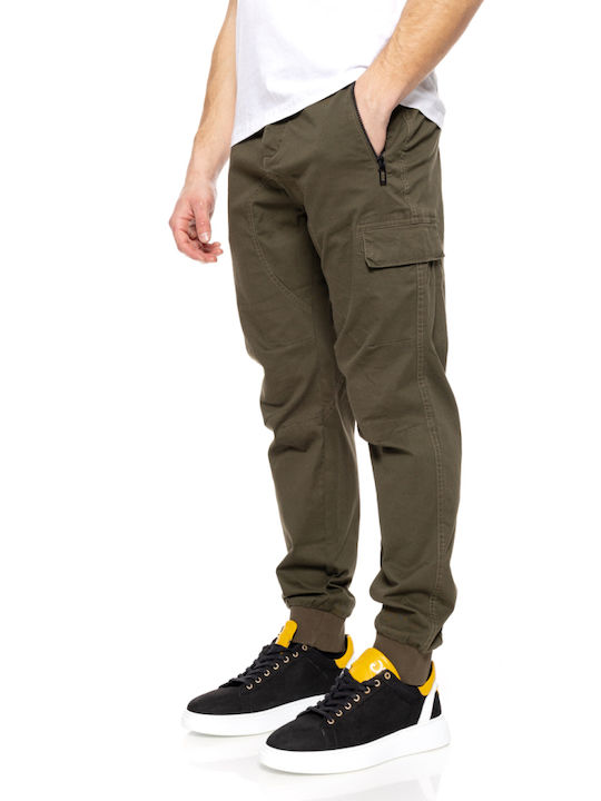 Splendid Men's Trousers Cargo Khaki