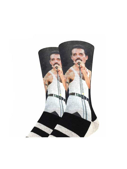 Good Luck Sock Freddie At Live Aid Ανδρικές Κάλτσες Μαύρες