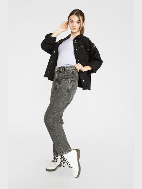 Reporter Young Παιδικό Τζιν Παντελόνι Black Denim
