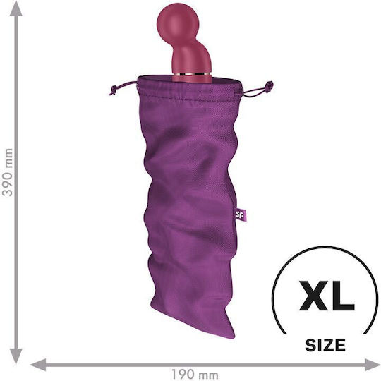 Satisfyer Treasure Bag Toys Storage Case XL 39 X 19 Cm Violet