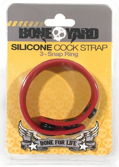 Boneyard Ring Schwanz Silikon Rot